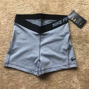 Nike Pro Shorts! Gray, Medium. New w/ Tags!!